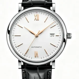 Classic Automatic Mechanical Watch – Leather Strap