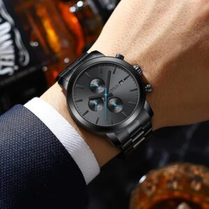 Men's Stylish Casual Watch – Luxury Waterproof Design, Powered by a Japanese Movement