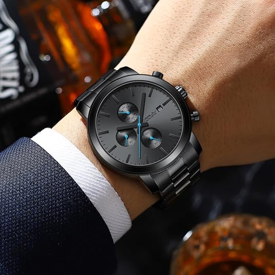 Men's Stylish Casual Watch – Luxury Waterproof Design, Powered by a Japanese Movement